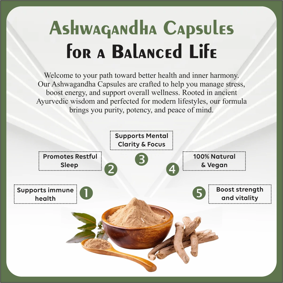 Nirog Lab Ashwagandha Capsule – Natural Stress & Energy Support — image 4