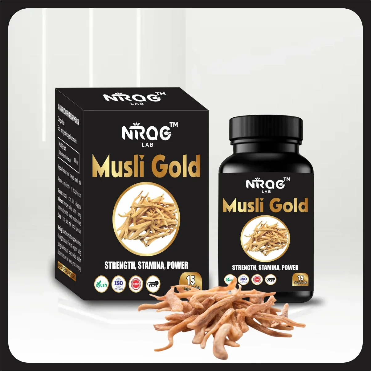 Nirog Lab Musli Gold Capsule – Ayurvedic Men's Wellness & Vitality Support