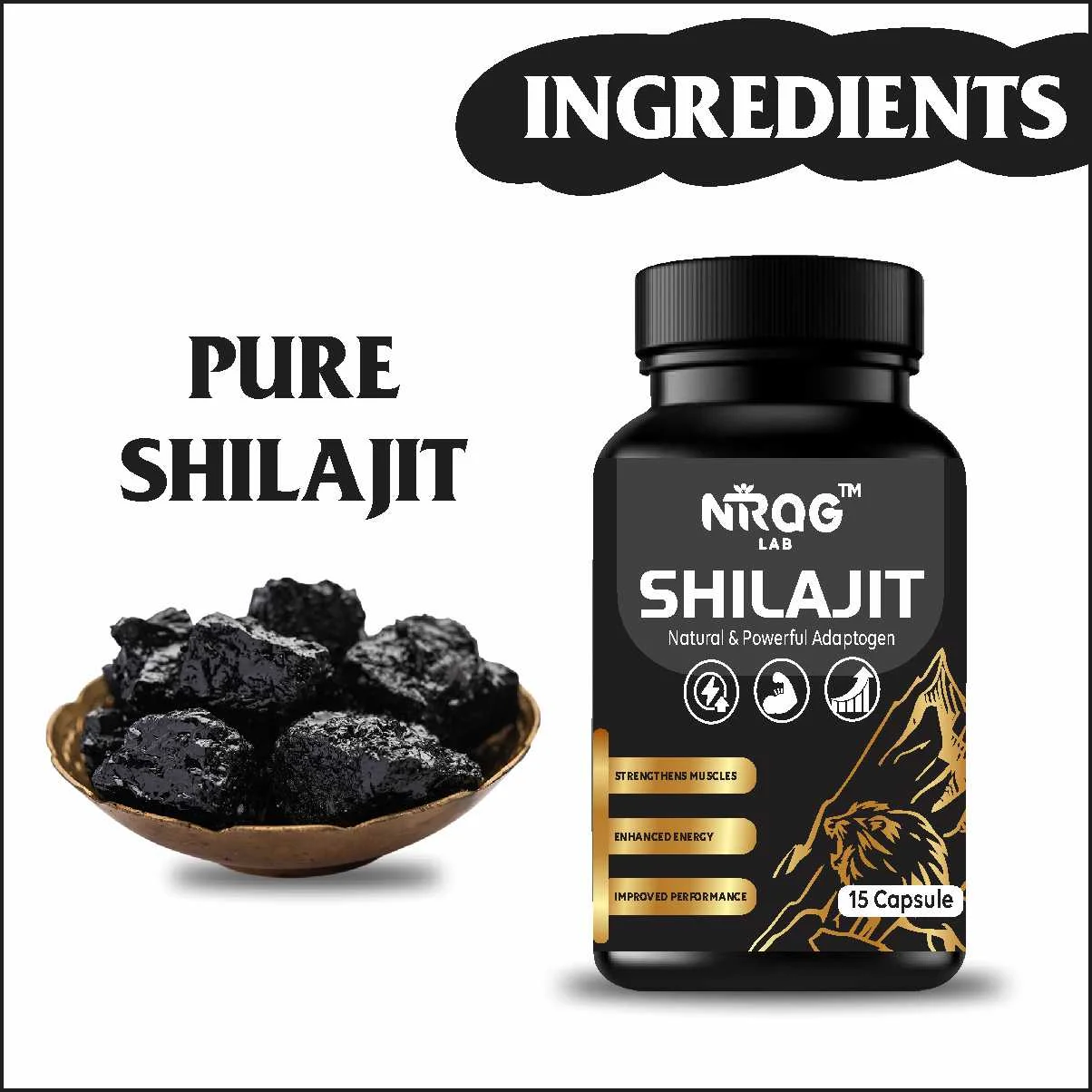 Nirog Lab Shilajit Capsule – Men's Vitality, Energy & Wellness Support