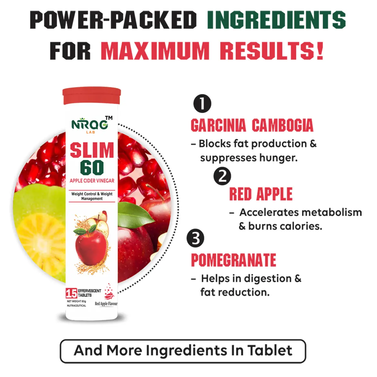 Slim 60 ACV Weight Loss Tablet — image 6