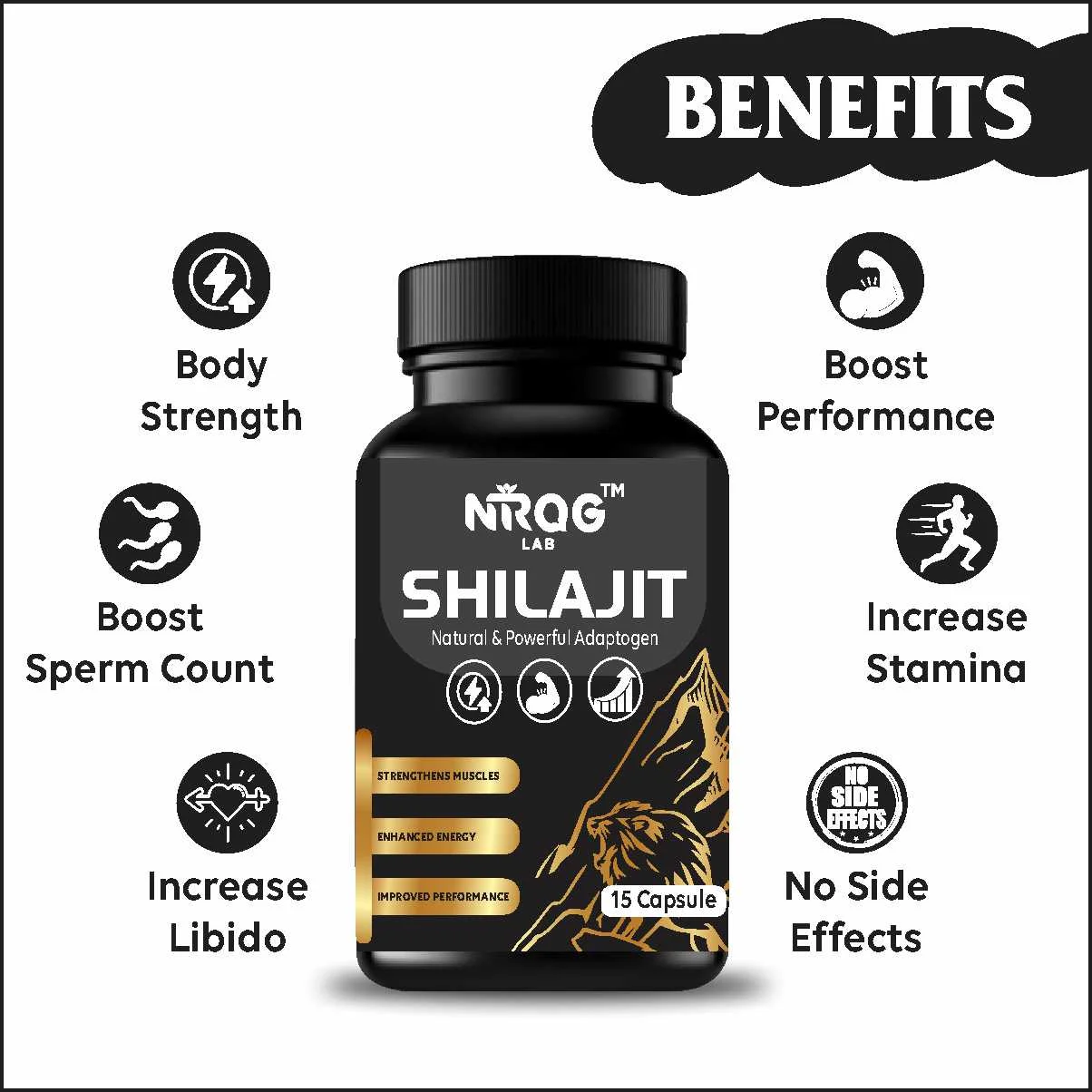 Nirog Lab Shilajit Capsule – Men's Vitality, Energy & Wellness Support