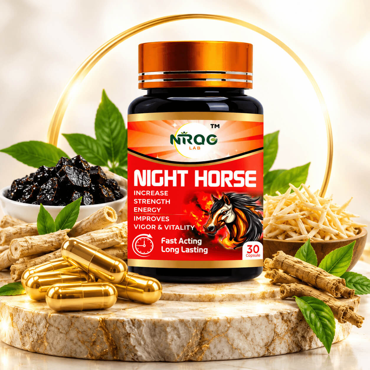 Nirog Lab Night Horse Capsule – 16+ Ayurvedic Ingredients — image 5